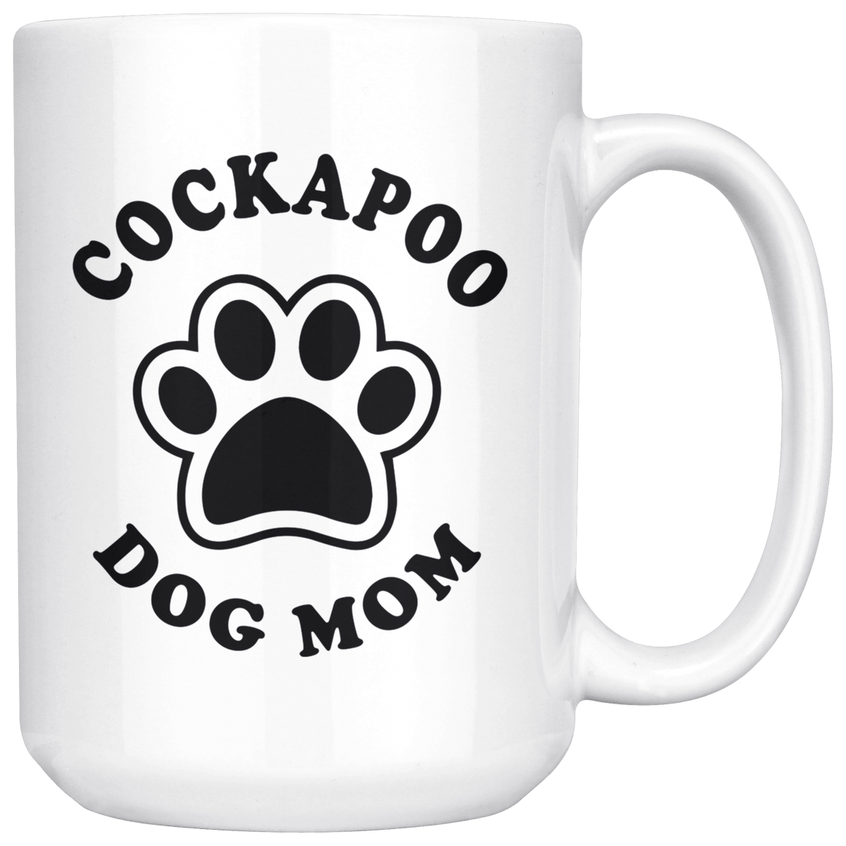Cockapoo Dog Mom Coffee / Tea Ceramic Mug - 11oz / 15oz Drinkware 15oz Mug