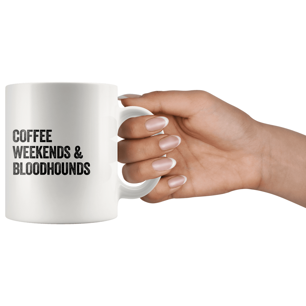 Coffee Weekends and Bloodhound Coffee / Tea Ceramic Mug - 11oz / 15oz Drinkware