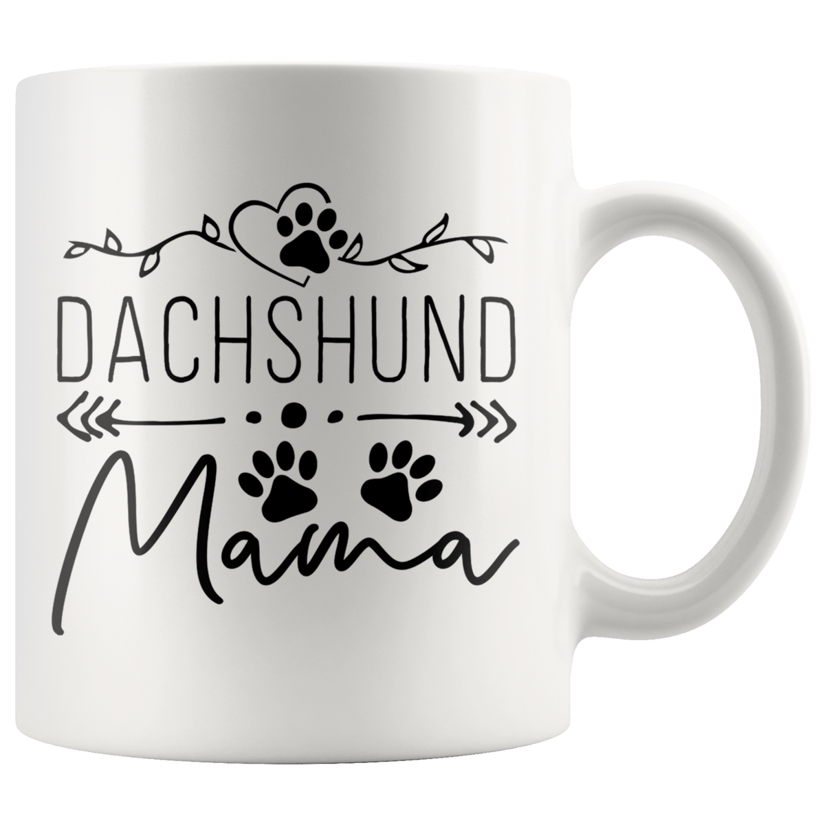 Dachshund Dog Mama Coffee / Tea Ceramic Mug - 11oz / 15oz Drinkware 11oz Mug
