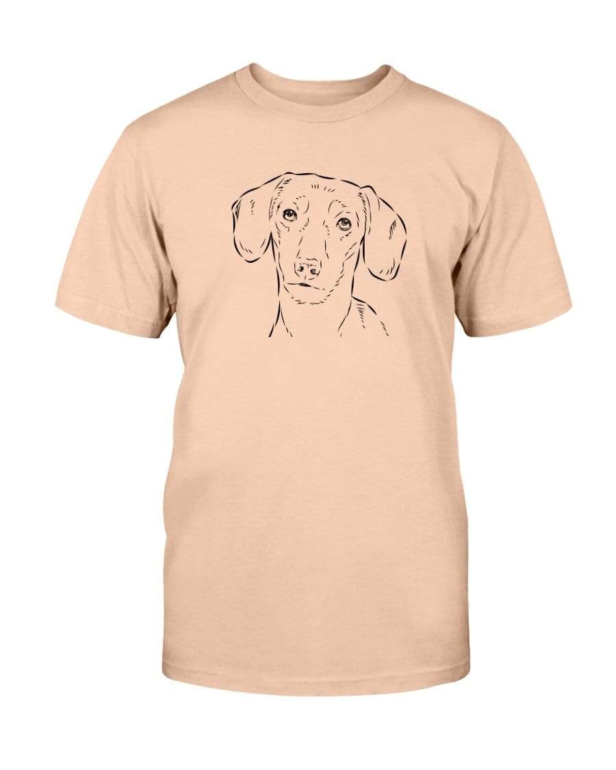 Dachshund Doodle Doggies Super Soft Unisex T-Shirt Shirts Sunset / S