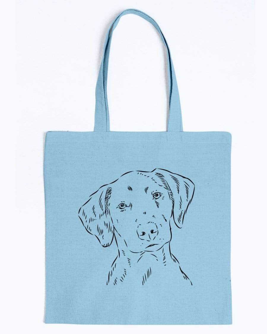 Dalmatian Doodle Dogs Canvas Tote Bag Accessories Light Blue / M