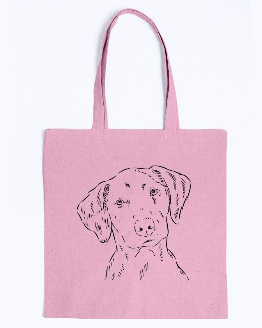Dalmatian Doodle Dogs Canvas Tote Bag Accessories Pink / M