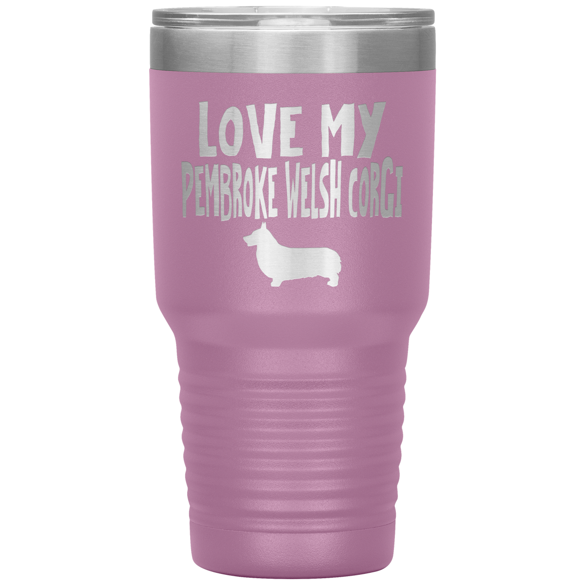 Love My Pembroke Welsh Corgi 30 Oz Vacuum Tumbler