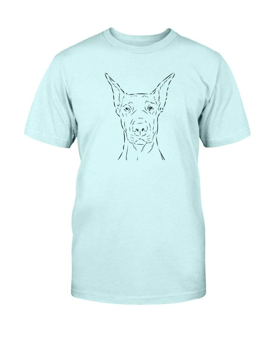 Dobermann Doodle Doggies Super Soft Unisex T-Shirt Shirts Mint / S