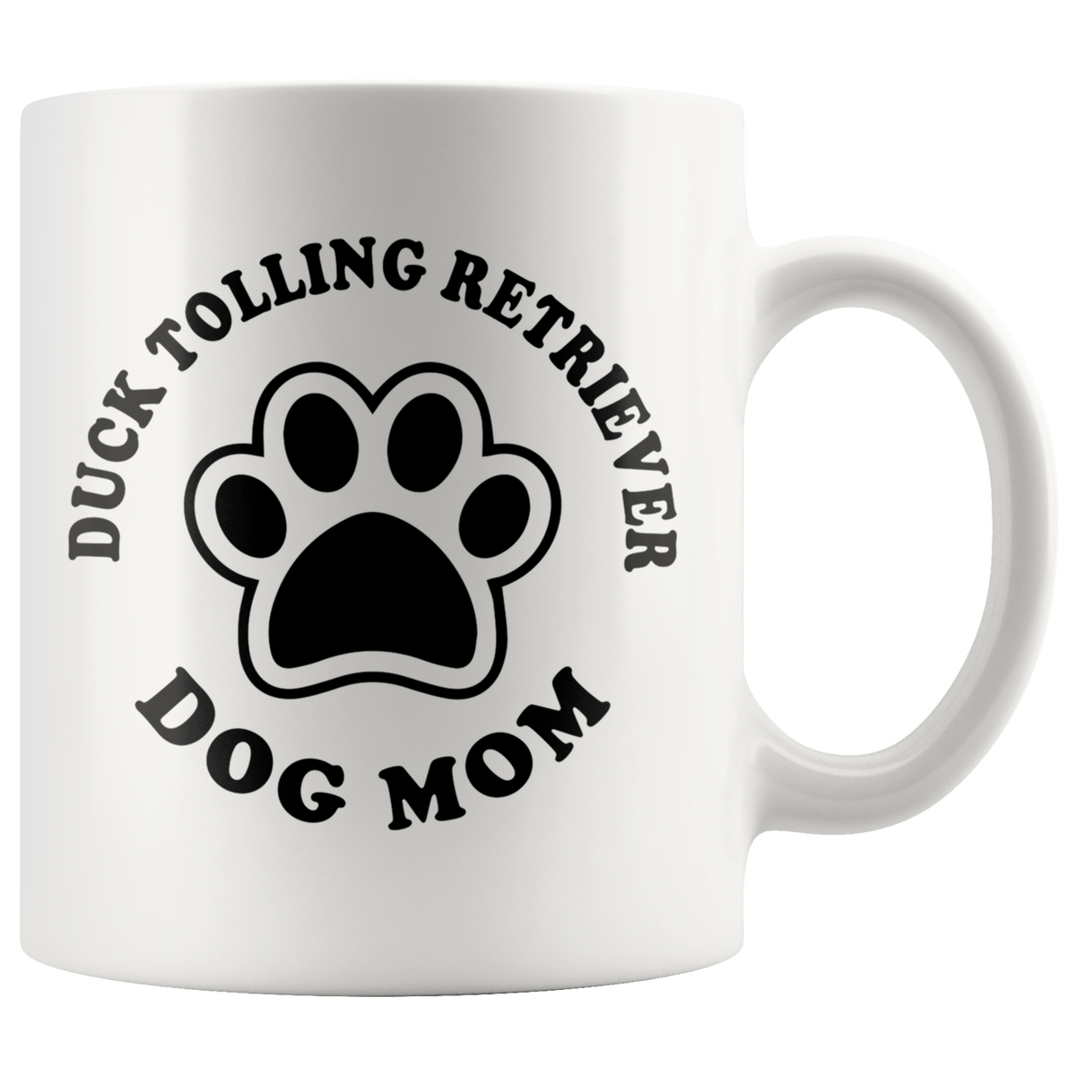 Duck Tolling Retriever Dog Mom Coffee / Tea Ceramic Mug - 11oz / 15oz Drinkware 11oz Mug