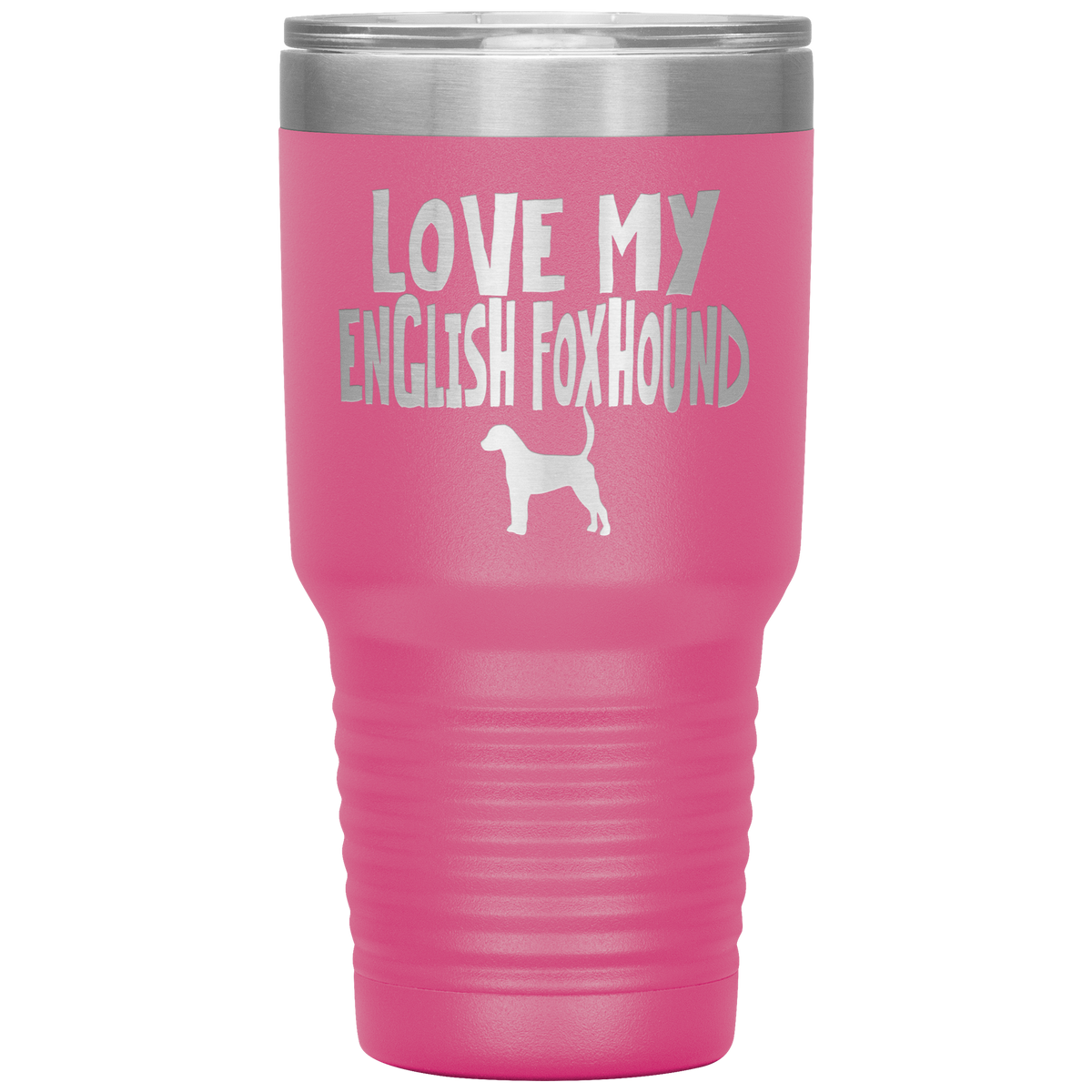 Love My English Foxhound 30 Oz Vacuum Tumbler