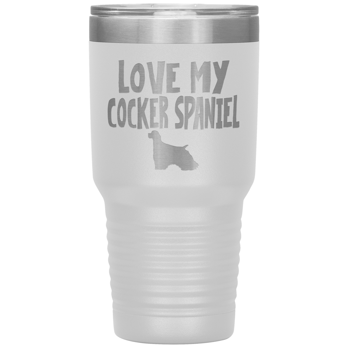 Love My Cocker Spaniel 30 Oz Vacuum Tumbler