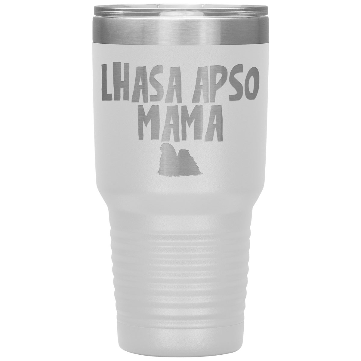 Lhasa Apso Mama 30 Oz Vacuum Tumbler