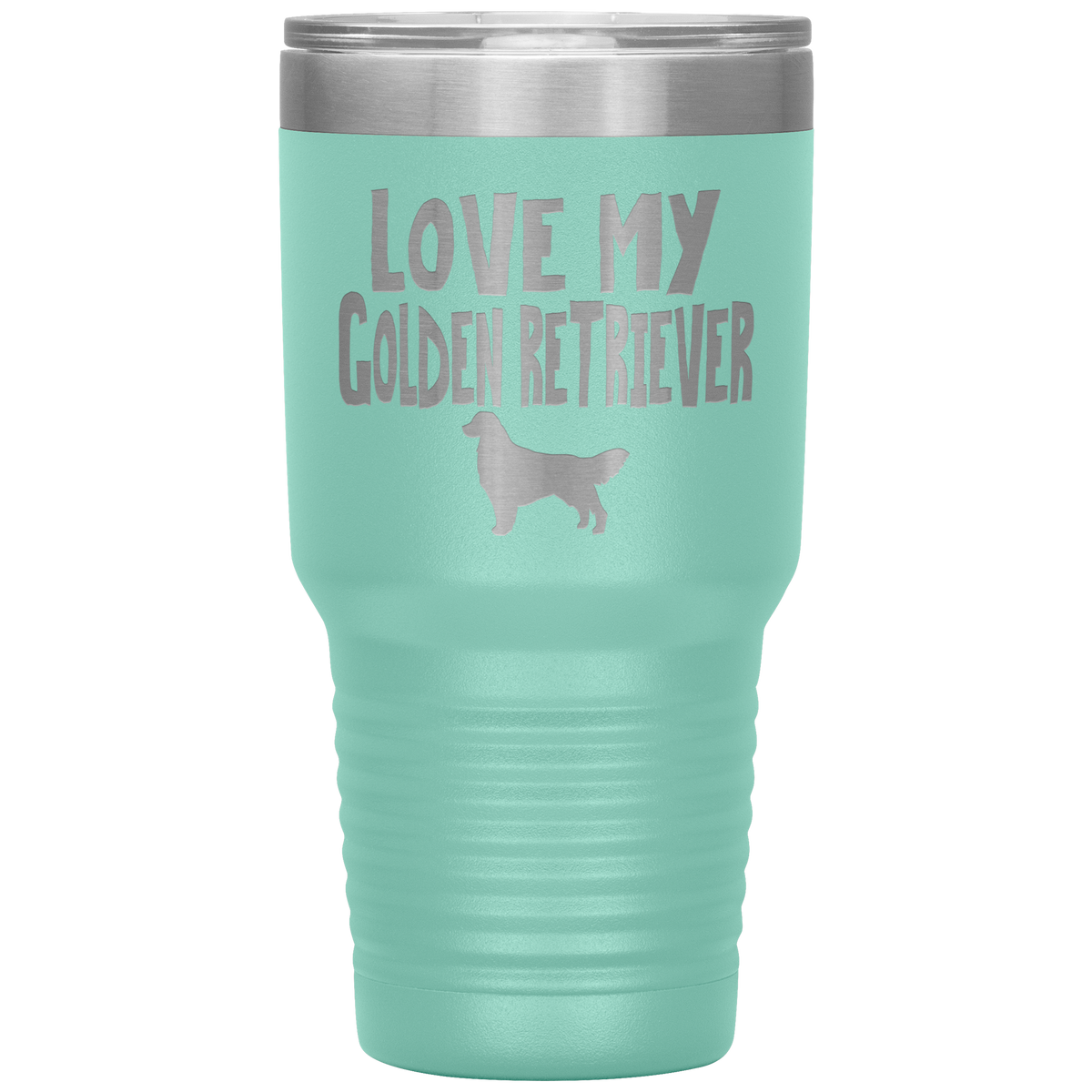 Love My Golden Retriever 30 Oz Vacuum Tumbler