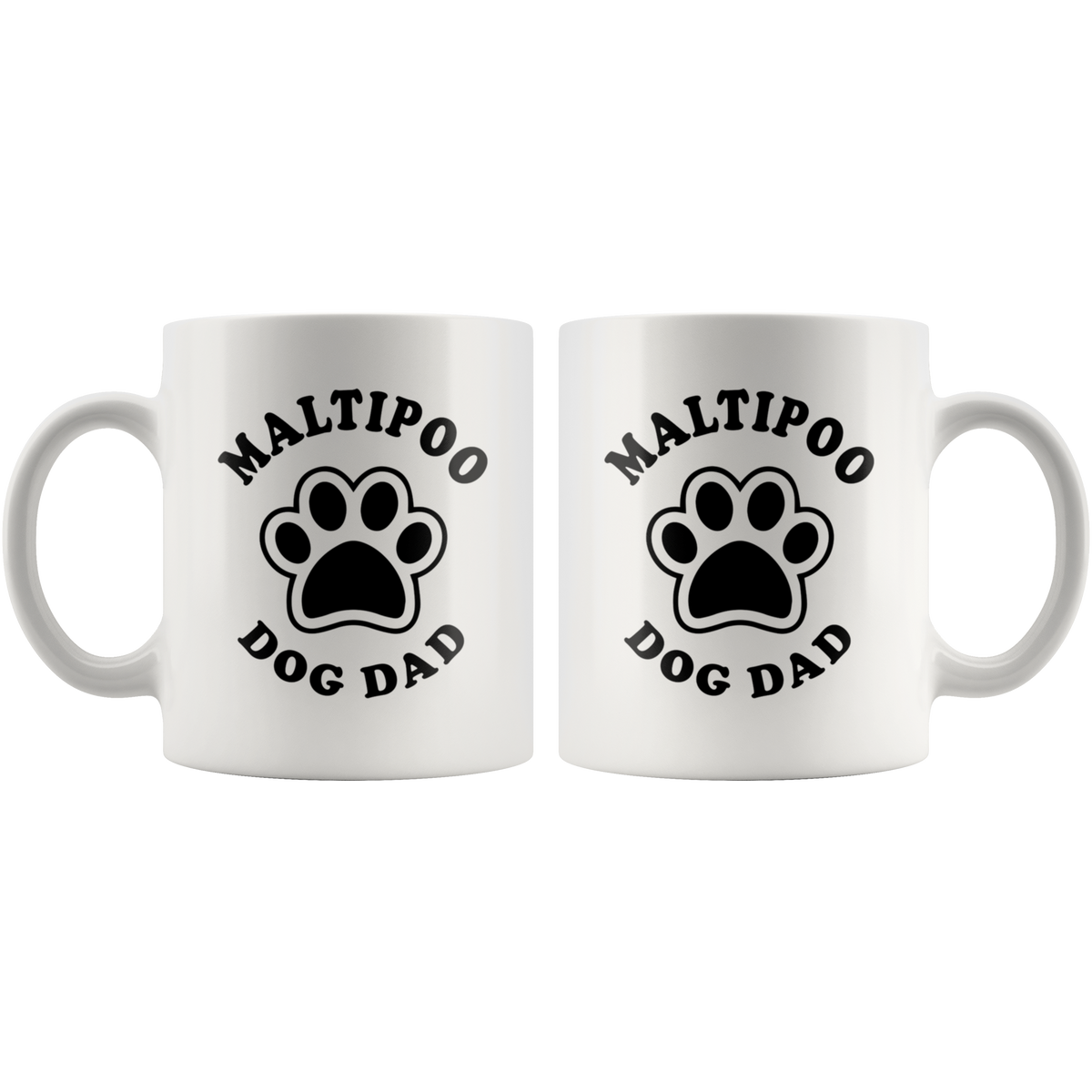 Maltipoo Dog Dad Coffee / Tea Ceramic Mug - 11oz / 15oz