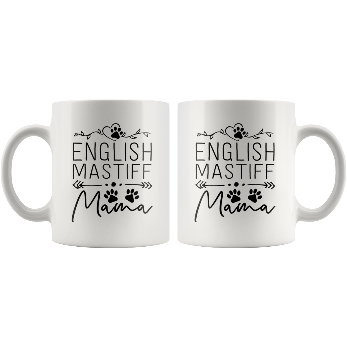 English Mastiff Dog Mama Coffee / Tea Ceramic Mug - 11oz / 15oz Drinkware