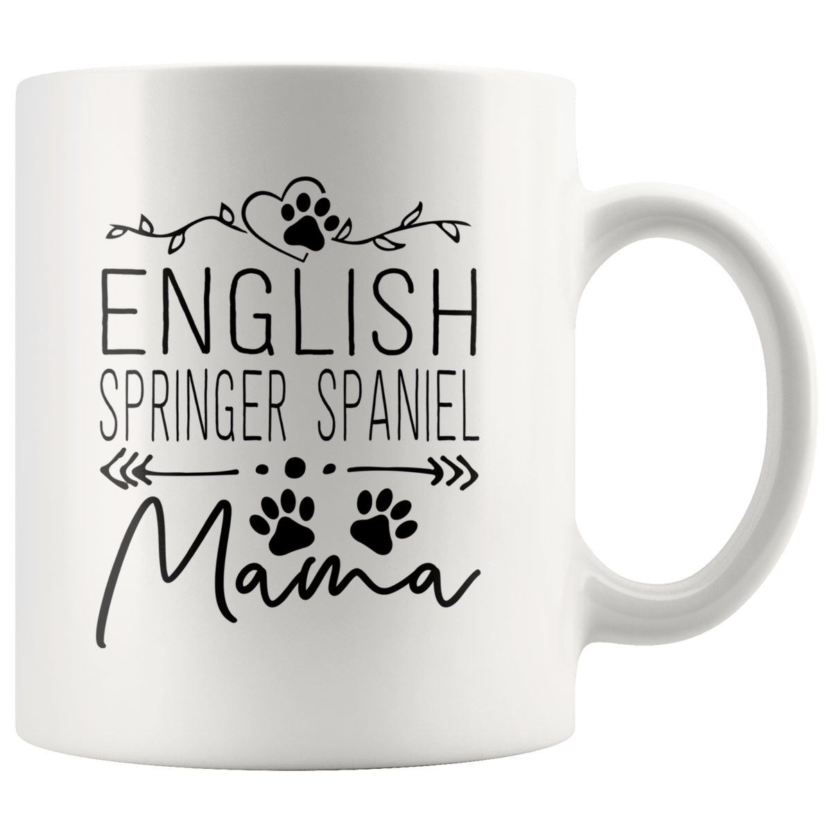 English Springer Spaniel Dog Mama Coffee / Tea Ceramic Mug - 11oz / 15oz Drinkware 11oz Mug
