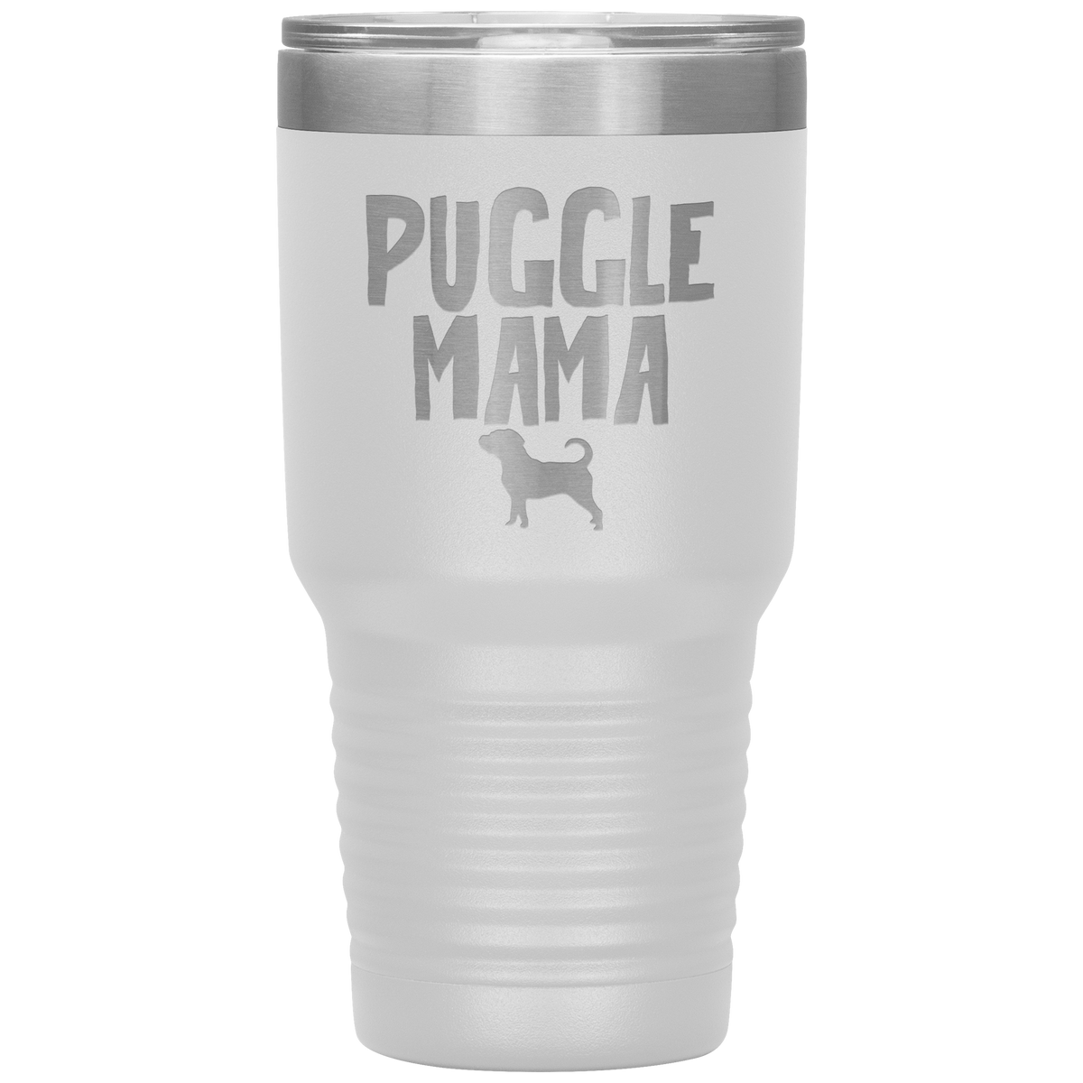 Puggle Mama 30 Oz Vacuum Tumbler