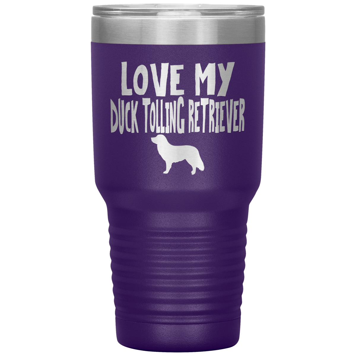 Love My Duck Tolling Retriever 30 Oz Vacuum Tumbler