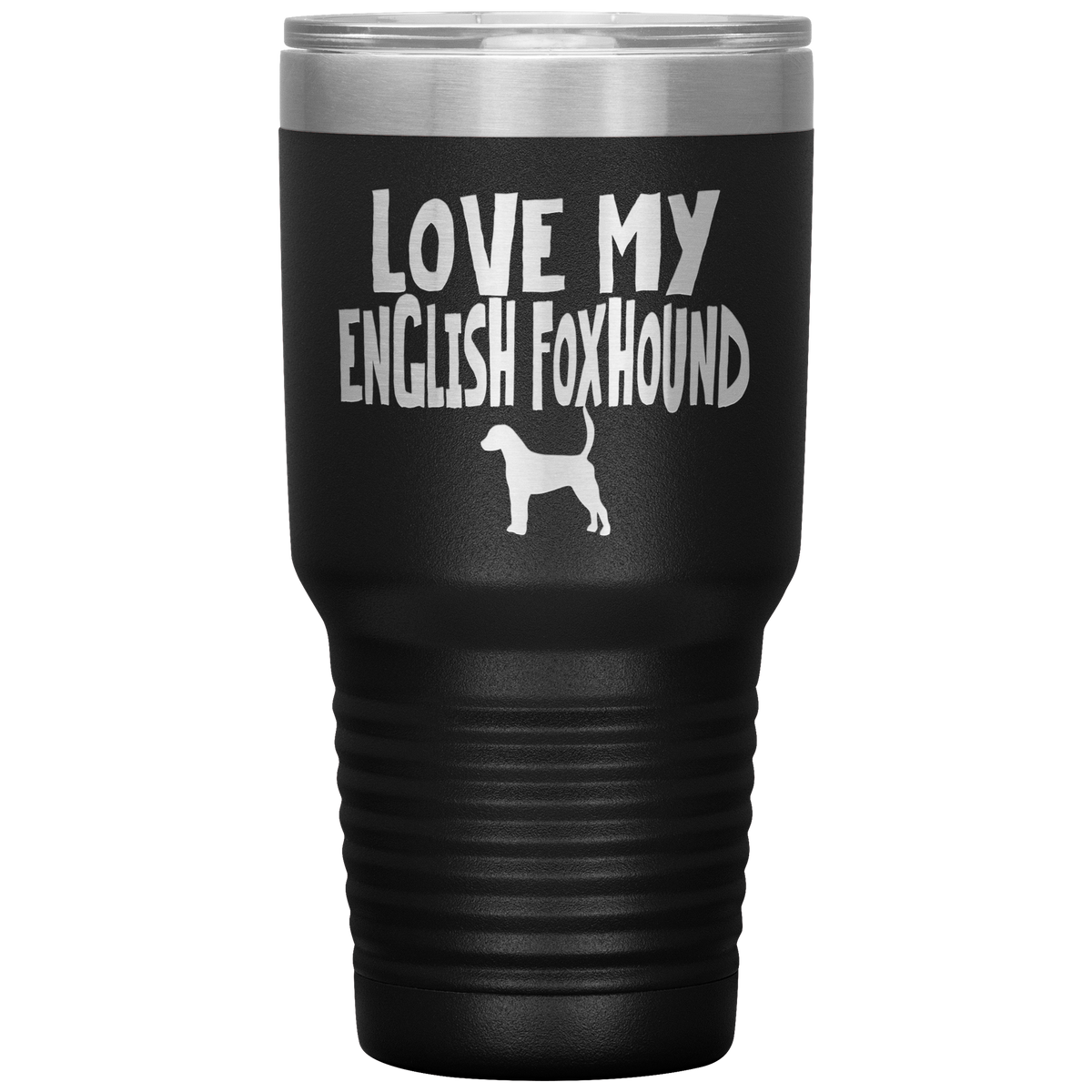Love My English Foxhound 30 Oz Vacuum Tumbler
