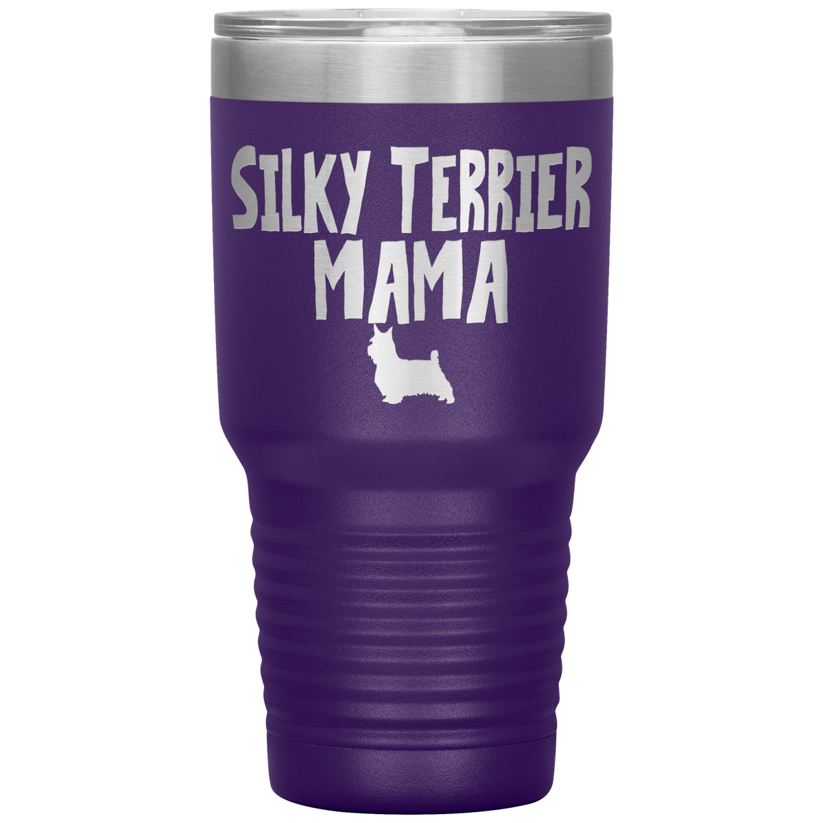 Silky Terrier Mama 30 Oz Vacuum Tumbler