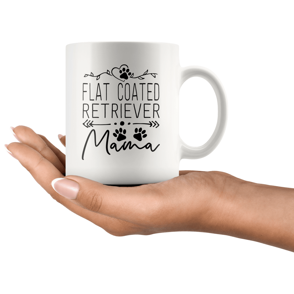 Flat Coated Retriever Dog Mama Coffee / Tea Ceramic Mug - 11oz / 15oz Drinkware