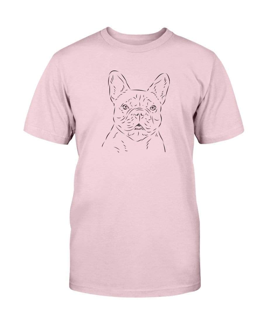 French Bulldog Doodle Doggies Super Soft Unisex T-Shirt Shirts Pink / S