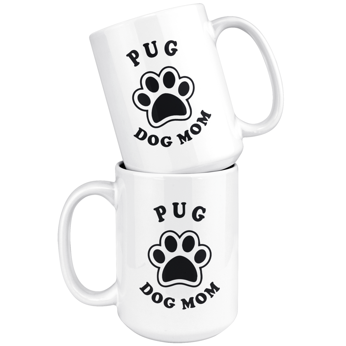 Pug Dog Dad Coffee / Tea Ceramic Mug - 11oz / 15oz