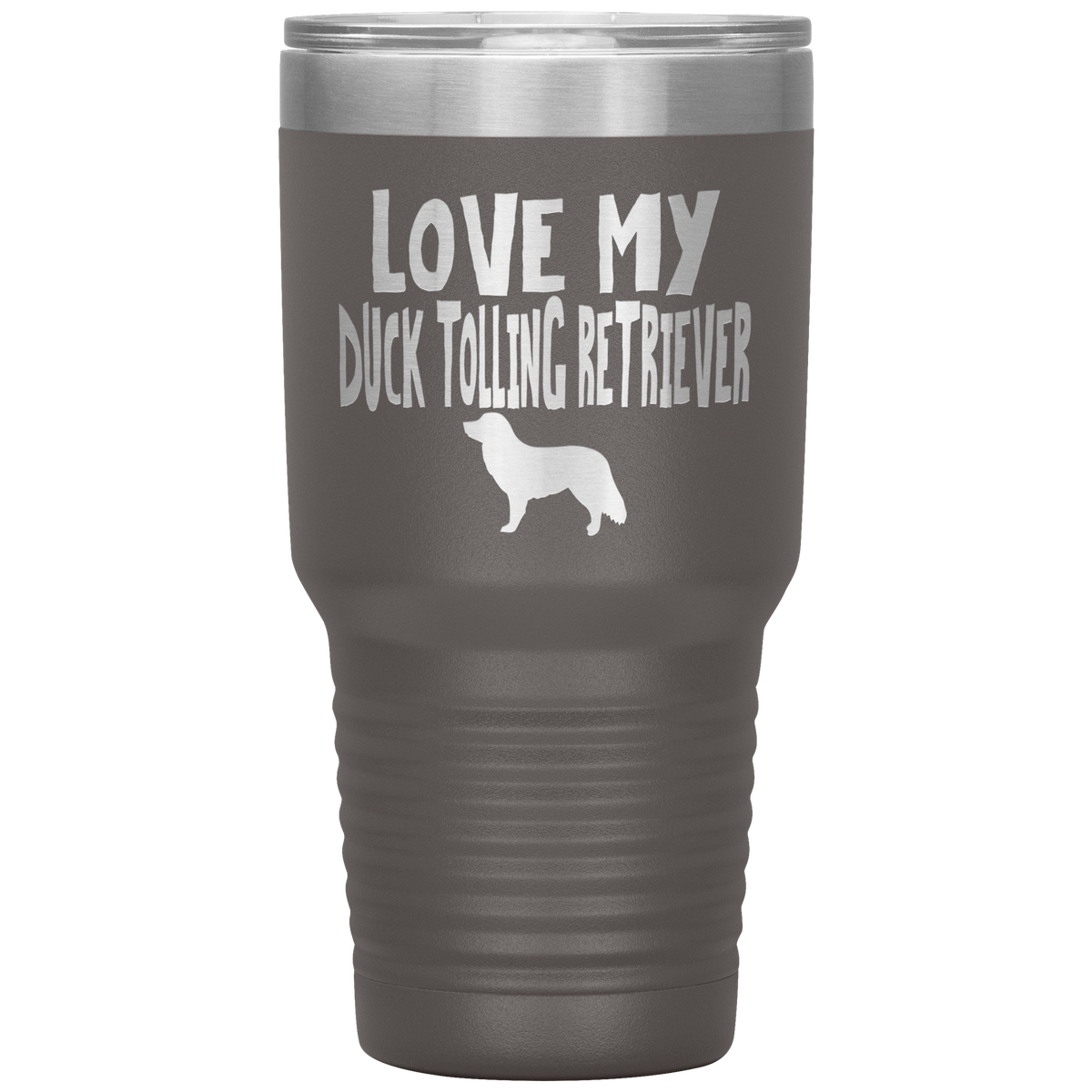 Love My Duck Tolling Retriever 30 Oz Vacuum Tumbler