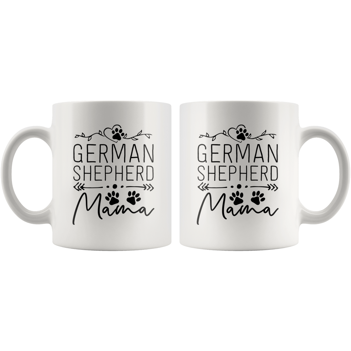 German Shepherd Dog Mama Coffee / Tea Ceramic Mug - 11oz / 15oz Drinkware