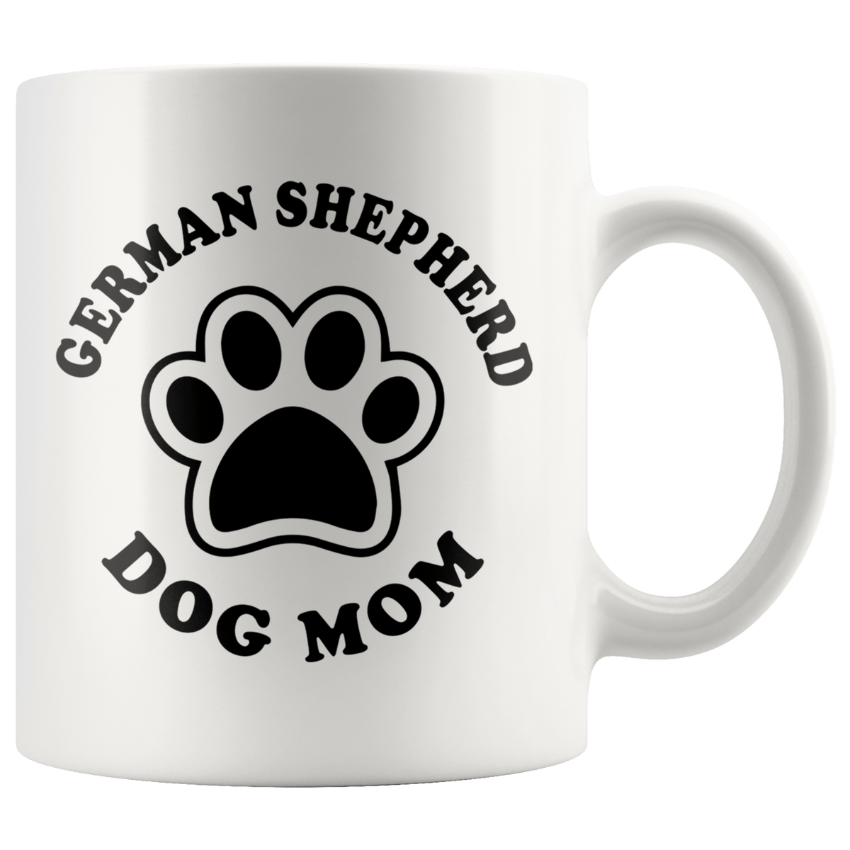 German Shepherd Dog Mom Coffee / Tea Ceramic Mug - 11oz / 15oz Drinkware 11oz Mug
