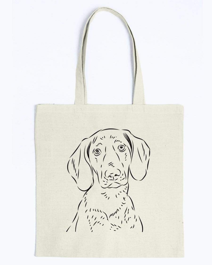 German Shorthaired Pointer Doodle Dogs Canvas Tote Bag Accessories Natural / M