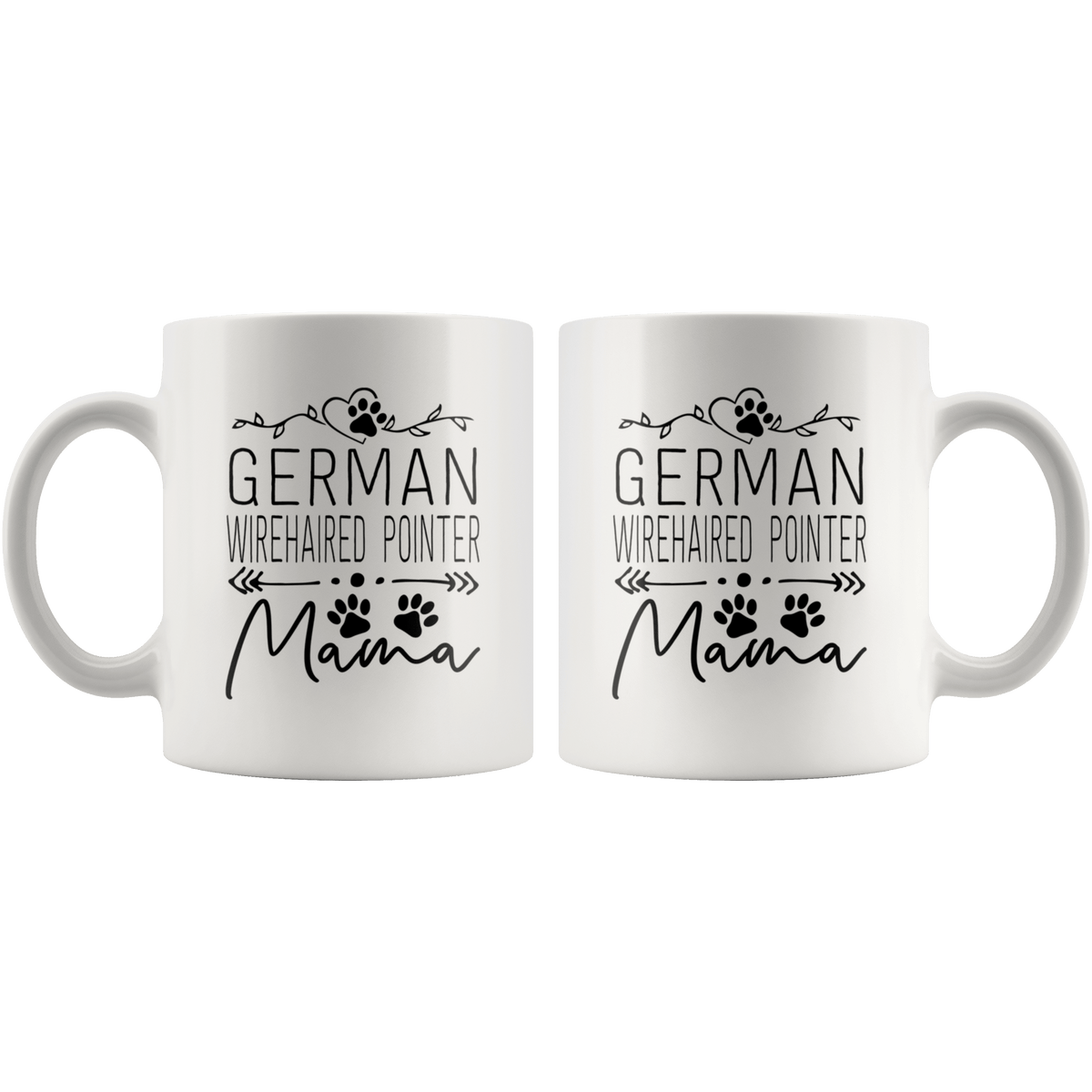 German Wirehaired Pointer Dog Mama Coffee / Tea Ceramic Mug - 11oz / 15oz Drinkware