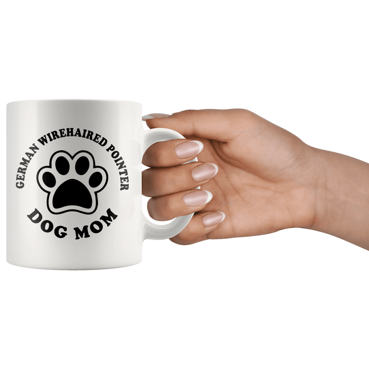 German Wirehaired Pointer Dog Mom Coffee / Tea Ceramic Mug - 11oz / 15oz Drinkware
