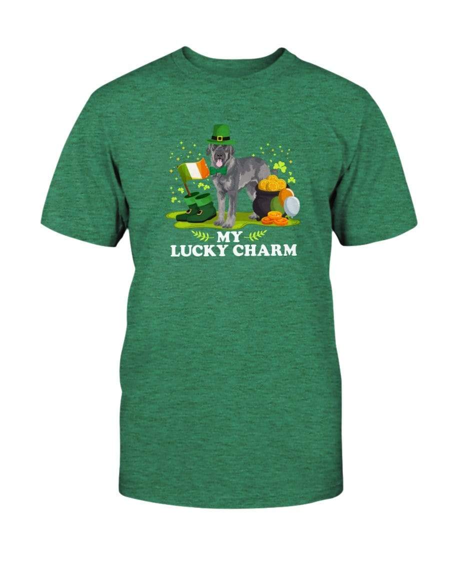 Giant Schnauzer St. Patricks Day My Lucky Charm Unisex T-Shirt Shirts Heather Kelly / S