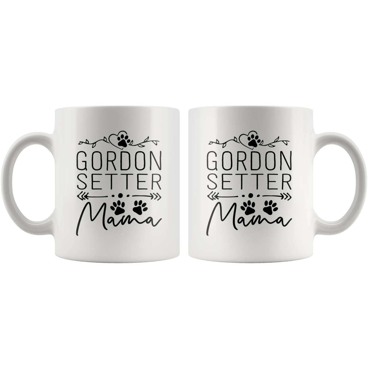 Gordon Setter Dog Mama Coffee / Tea Ceramic Mug - 11oz / 15oz Drinkware