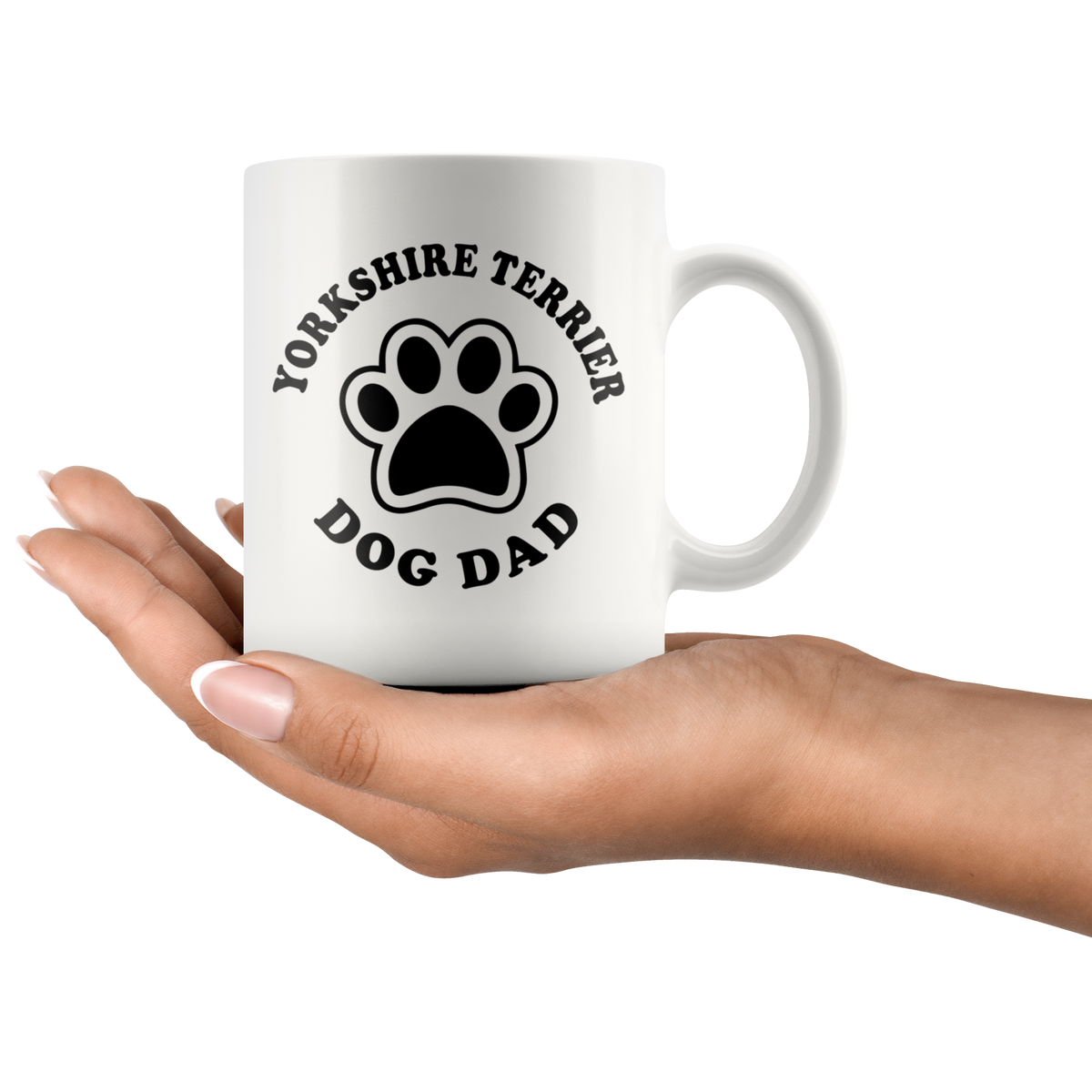 Yorkshire Terrier Dog Dad Coffee / Tea Ceramic Mug - 11oz / 15oz