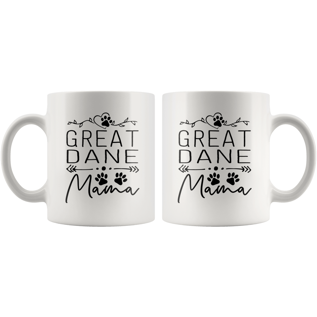 Great Dane Dog Mama Coffee / Tea Ceramic Mug - 11oz / 15oz Drinkware