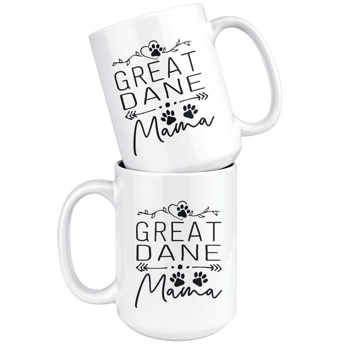 Great Dane Dog Mama Coffee / Tea Ceramic Mug - 11oz / 15oz Drinkware