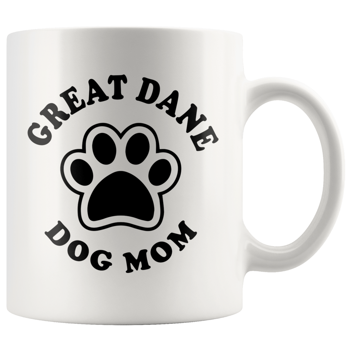 Great Dane Dog Mom Coffee / Tea Ceramic Mug - 11oz / 15oz Drinkware 11oz Mug