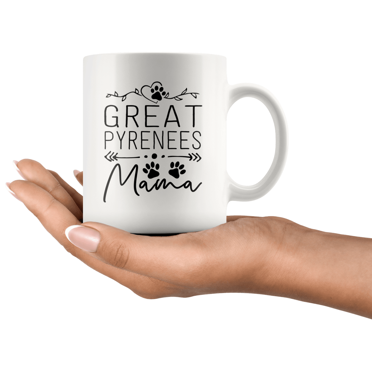 Great Pyrenees Dog Mama Coffee / Tea Ceramic Mug - 11oz / 15oz Drinkware