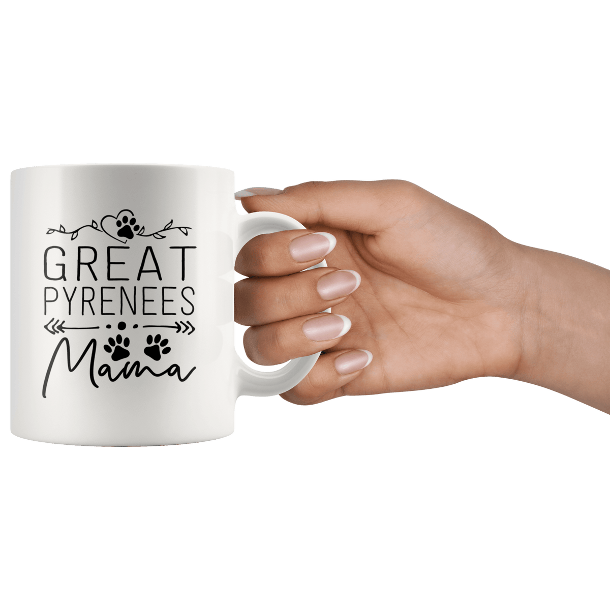 Great Pyrenees Dog Mama Coffee / Tea Ceramic Mug - 11oz / 15oz Drinkware