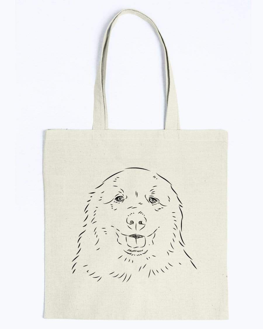 Great Pyrenees Doodle Dogs Canvas Tote Bag Accessories Natural / M