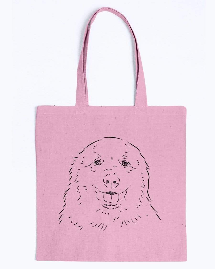 Great Pyrenees Doodle Dogs Canvas Tote Bag Accessories Pink / M