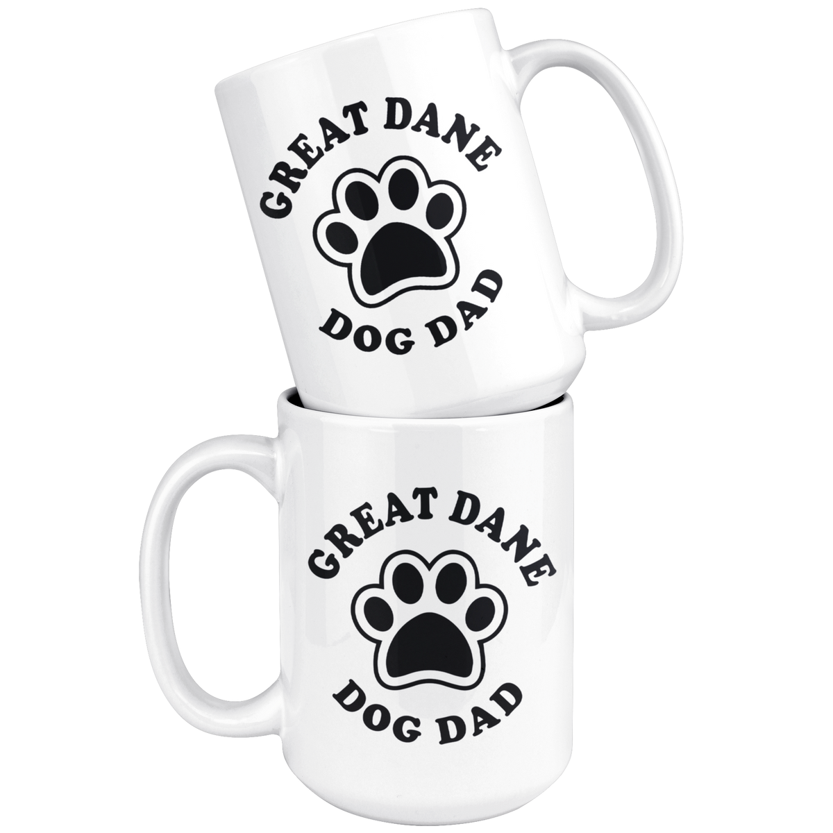 Great Dane Dog Dad Coffee / Tea Ceramic Mug - 11oz / 15oz