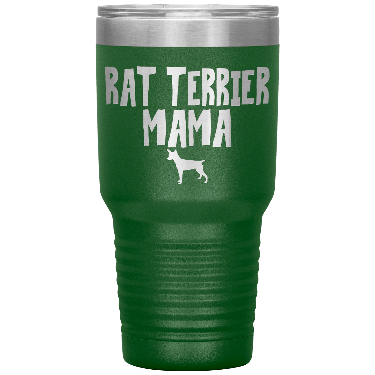 Rat Terrier Mama 30 Oz Vacuum Tumbler