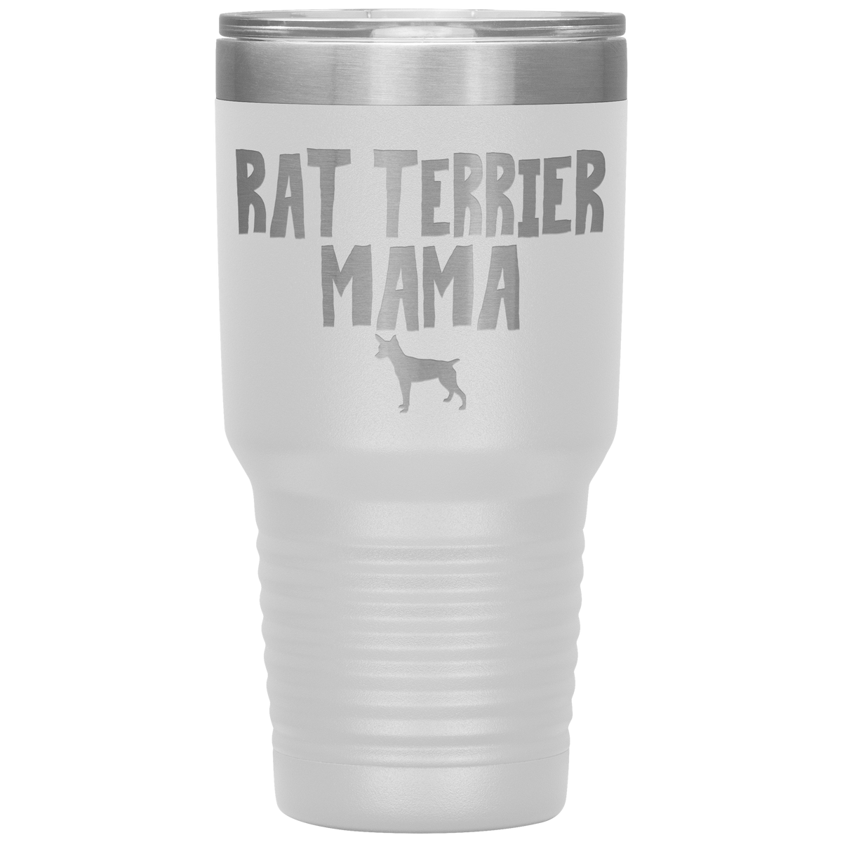 Rat Terrier Mama 30 Oz Vacuum Tumbler