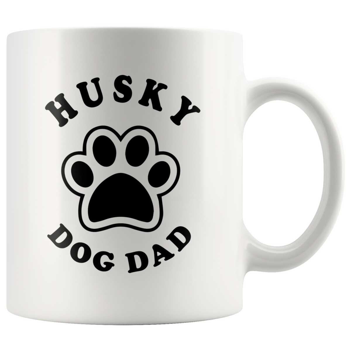Husky Dog Dad Coffee / Tea Ceramic Mug - 11oz / 15oz