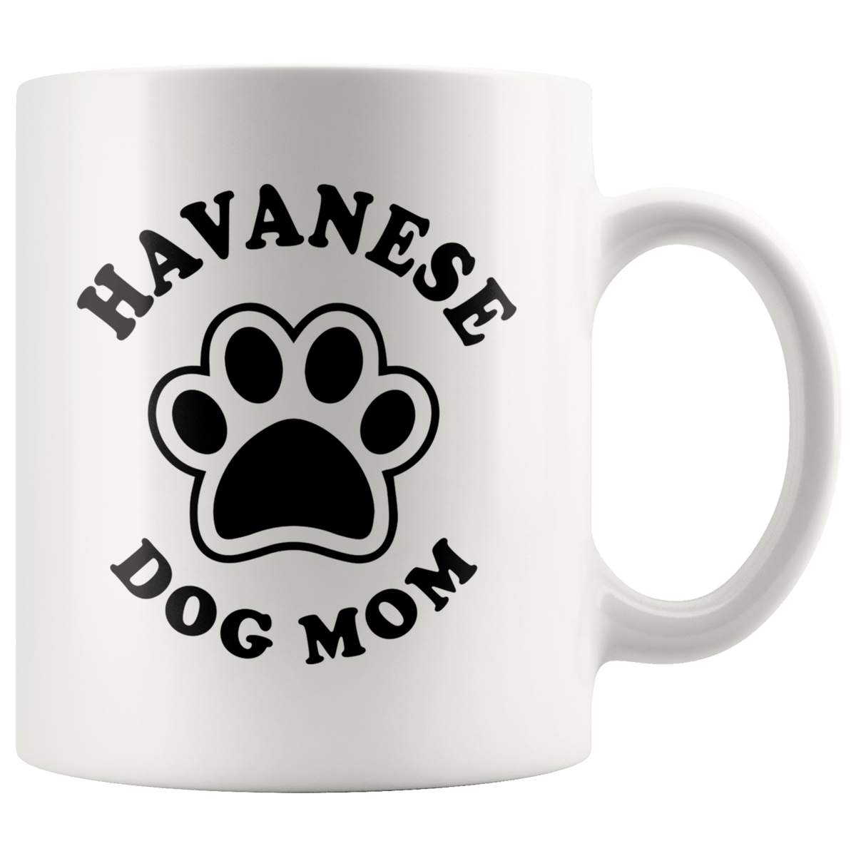 Havanese Dog Mom Coffee / Tea Ceramic Mug - 11oz / 15oz Drinkware 11oz Mug