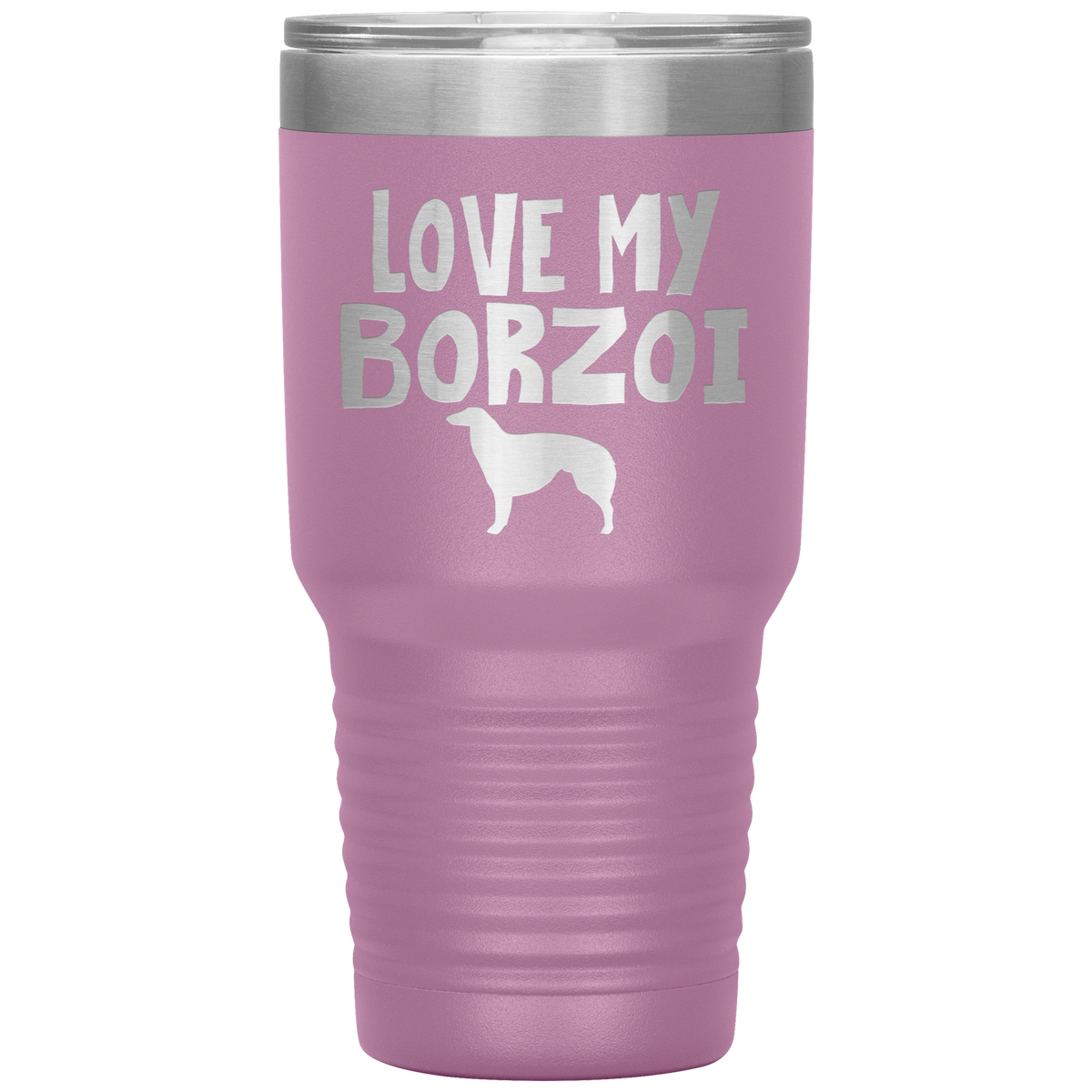 Love My Borzoi 30 Oz Vacuum Tumbler