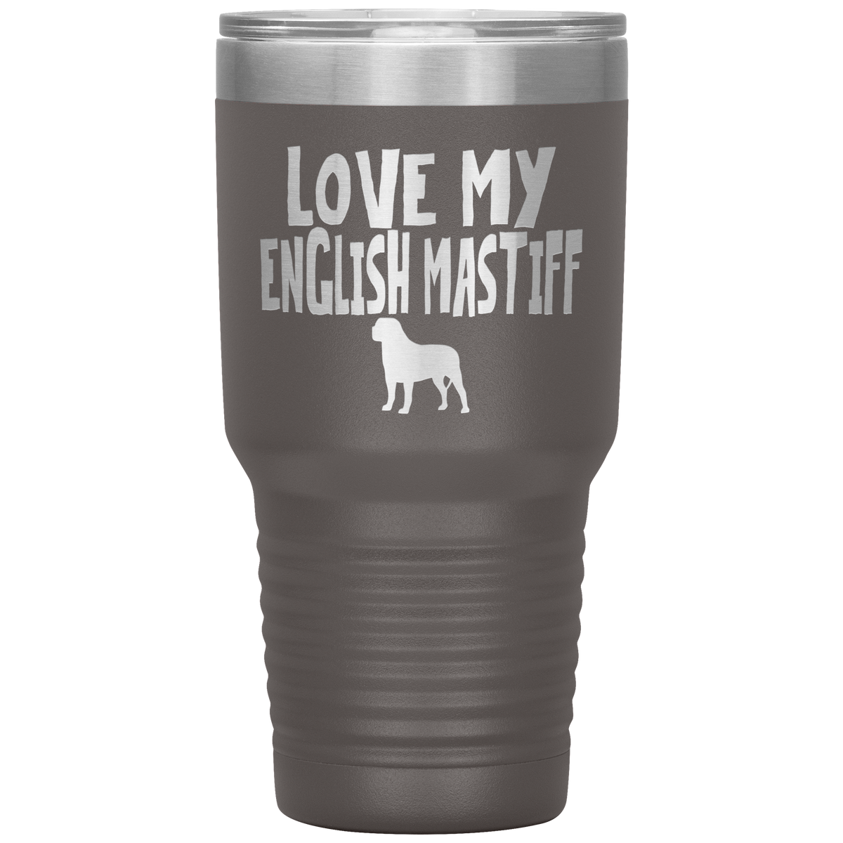 Love My English Mastiff 30 Oz Vacuum Tumbler