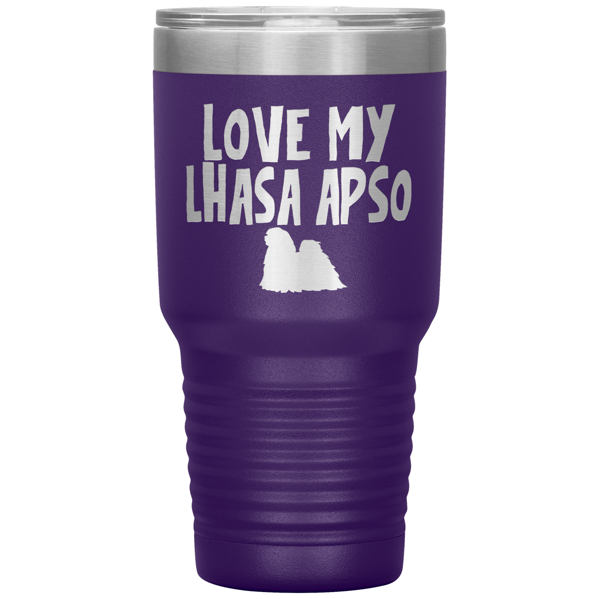 Love My Lhasa Apso 30 Oz Vacuum Tumbler