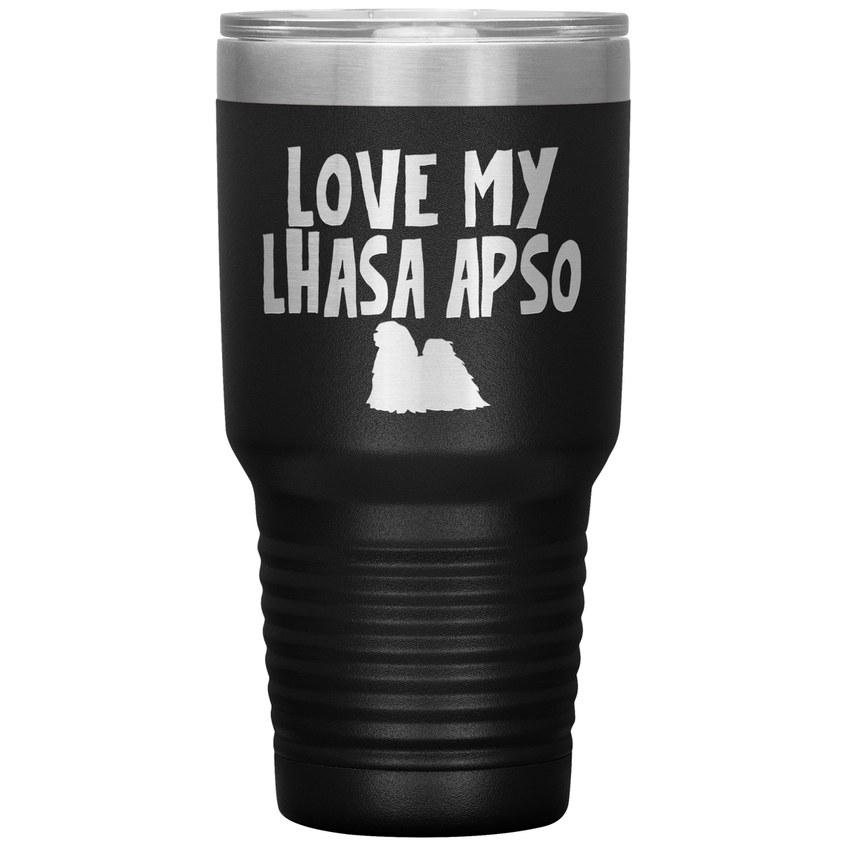 Love My Lhasa Apso 30 Oz Vacuum Tumbler