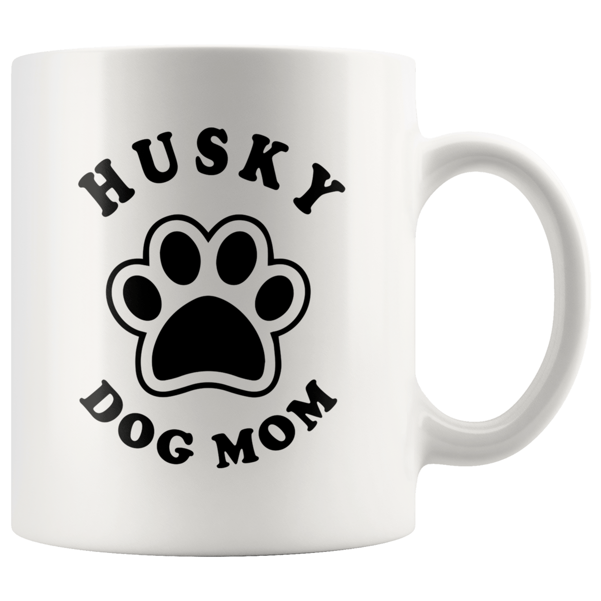 Husky Dog Mom Coffee / Tea Ceramic Mug - 11oz / 15oz Drinkware 11oz Mug