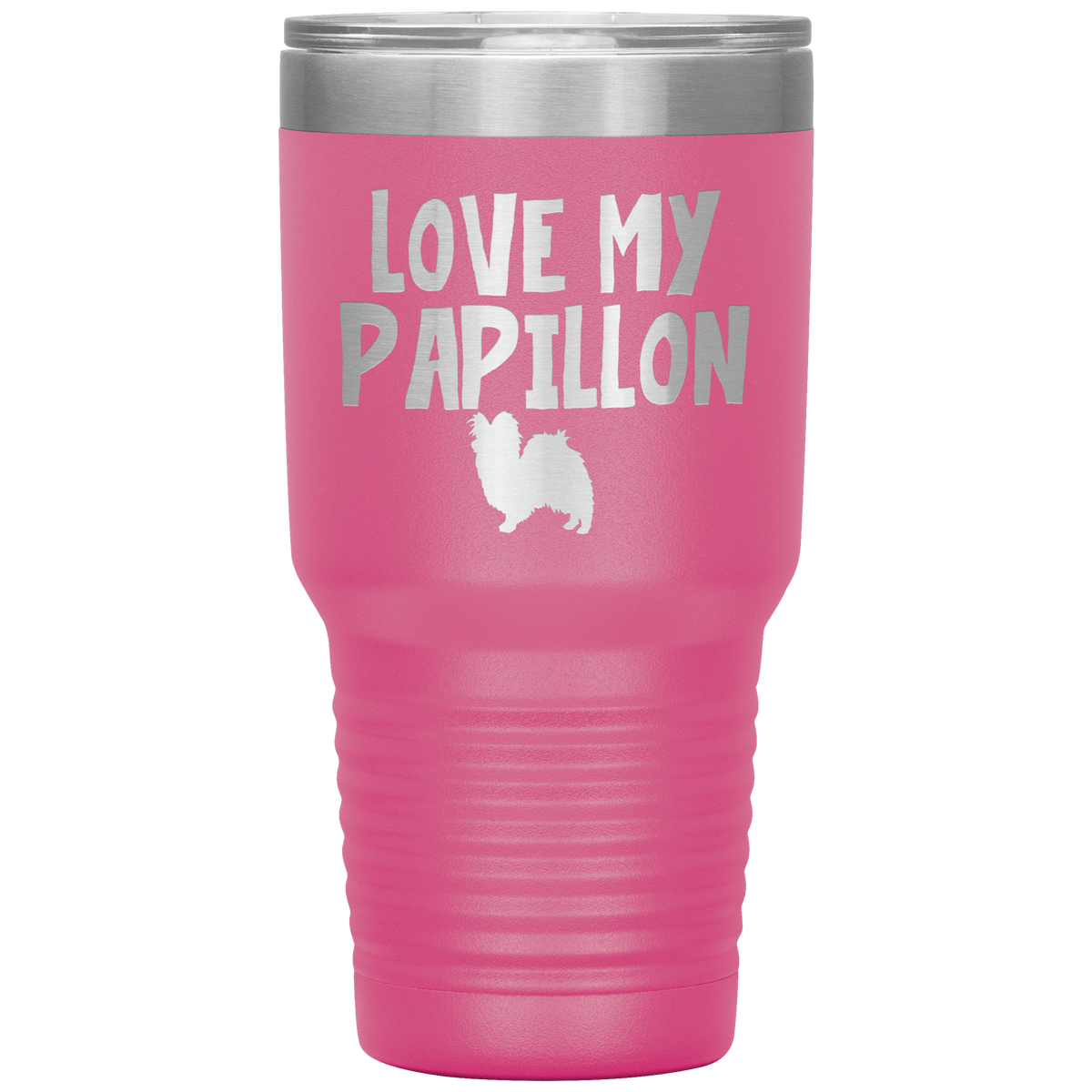 Love My Papillon 30 Oz Vacuum Tumbler